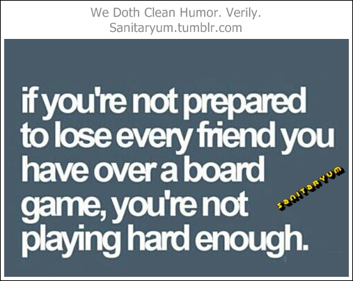 Board game friendship loss